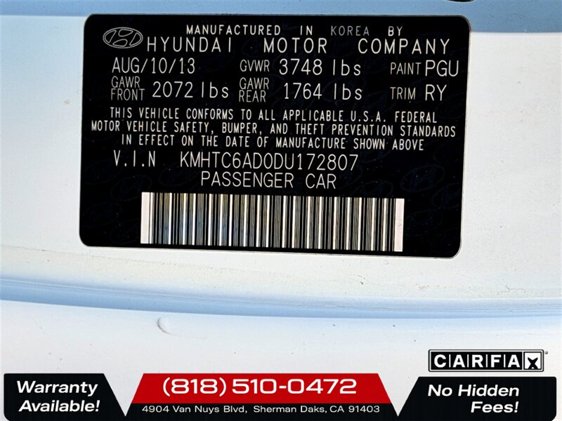 2013 Hyundai VELOSTER   - Photo 20 - Sherman Oaks, CA 91403-1701