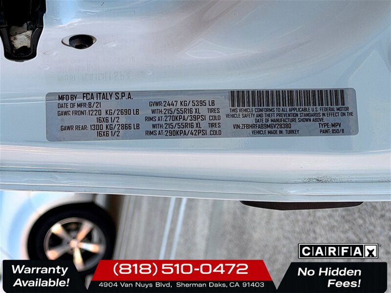 2021 RAM ProMaster City Tradesman - Photo 22 - Sherman Oaks, CA 91403-1701