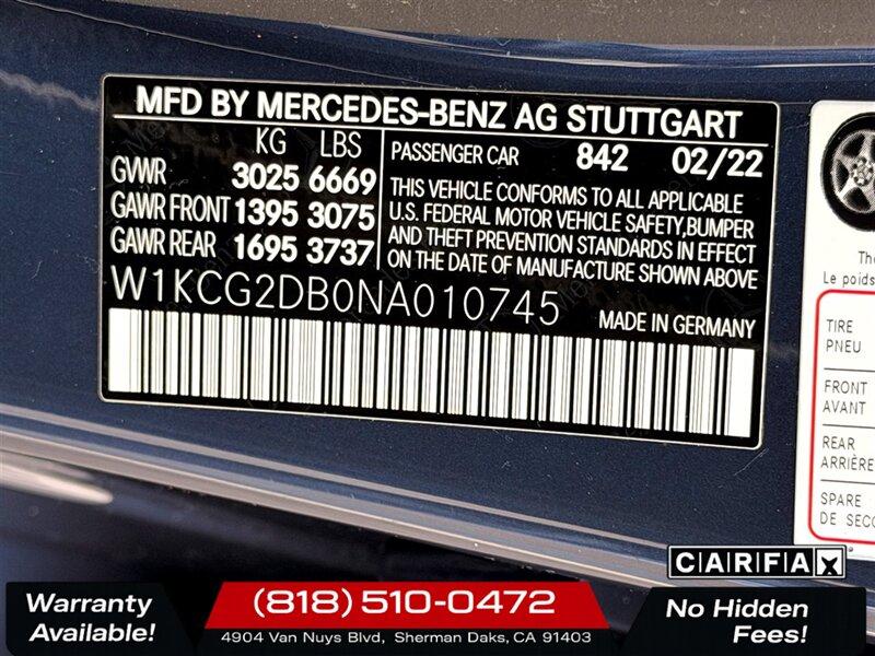 2022 Mercedes-Benz EQS 450 Base - Photo 31 - Sherman Oaks, CA 91403-1701