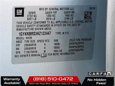 2017 Cadillac XT5 Luxury   - Photo 32 - Sherman Oaks, CA 91403-1701