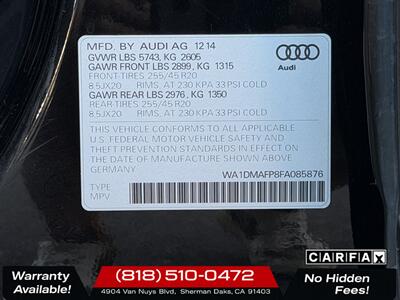 2015 Audi Q5 3.0 quattro TDI Premium Plus - Photo 34 - Sherman Oaks, CA 91403-1701