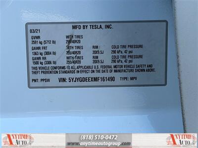 2021 Tesla Model Y Long Range   - Photo 32 - Sherman Oaks, CA 91403-1701