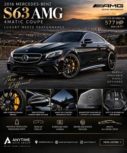 2016 Mercedes-Benz S 63 AMG® 4MATIC® - Photo 1 - Sherman Oaks, CA 91403-1701