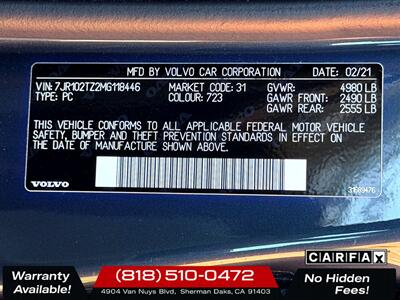 2021 Volvo S60 T5 Momentum - Photo 28 - Sherman Oaks, CA 91403-1701