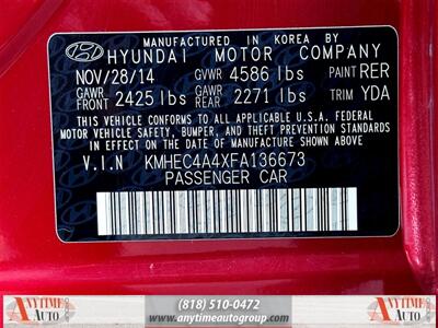 2015 Hyundai SONATA Hybrid Limited   - Photo 30 - Sherman Oaks, CA 91403-1701