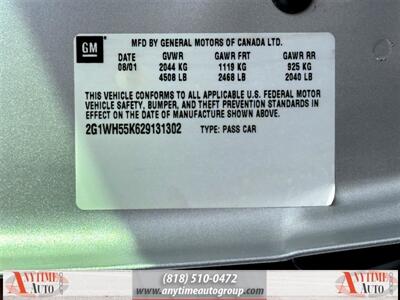 2002 Chevrolet Impala LS   - Photo 29 - Sherman Oaks, CA 91403-1701