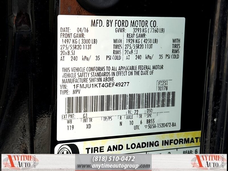 2016 Ford Expedition Limited - Photo 33 - Sherman Oaks, CA 91403-1701