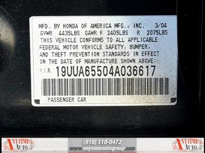 2004 Acura TL 3.2   - Photo 27 - Sherman Oaks, CA 91403-1701