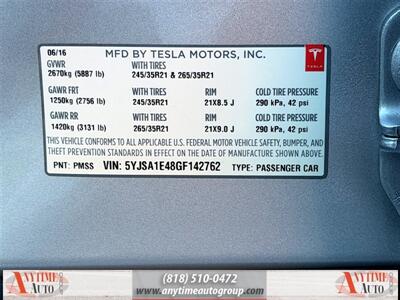 2016 Tesla Model S P90D   - Photo 30 - Sherman Oaks, CA 91403-1701