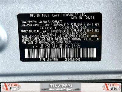 2013 Subaru Forester 2.5X Limited   - Photo 30 - Sherman Oaks, CA 91403-1701