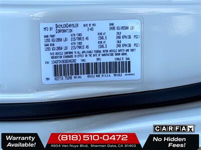 2003 Dodge Grand Caravan SE Wheelchair Accessible Mobility Van - Photo 28 - Sherman Oaks, CA 91403-1701
