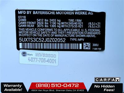 2018 BMW X3 M40i - Photo 30 - Sherman Oaks, CA 91403-1701