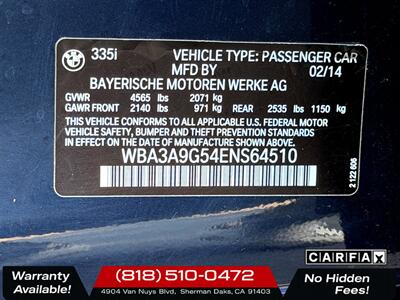 2014 BMW 335i - Photo 29 - Sherman Oaks, CA 91403-1701