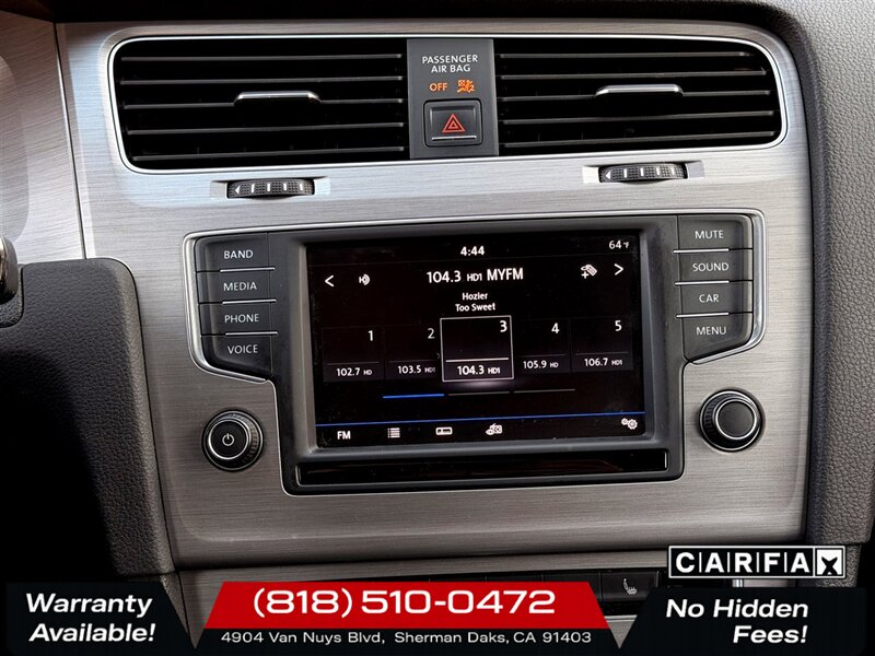 2017 Volkswagen Golf SportWagen S 4Motion   - Photo 16 - Sherman Oaks, CA 91403-1701