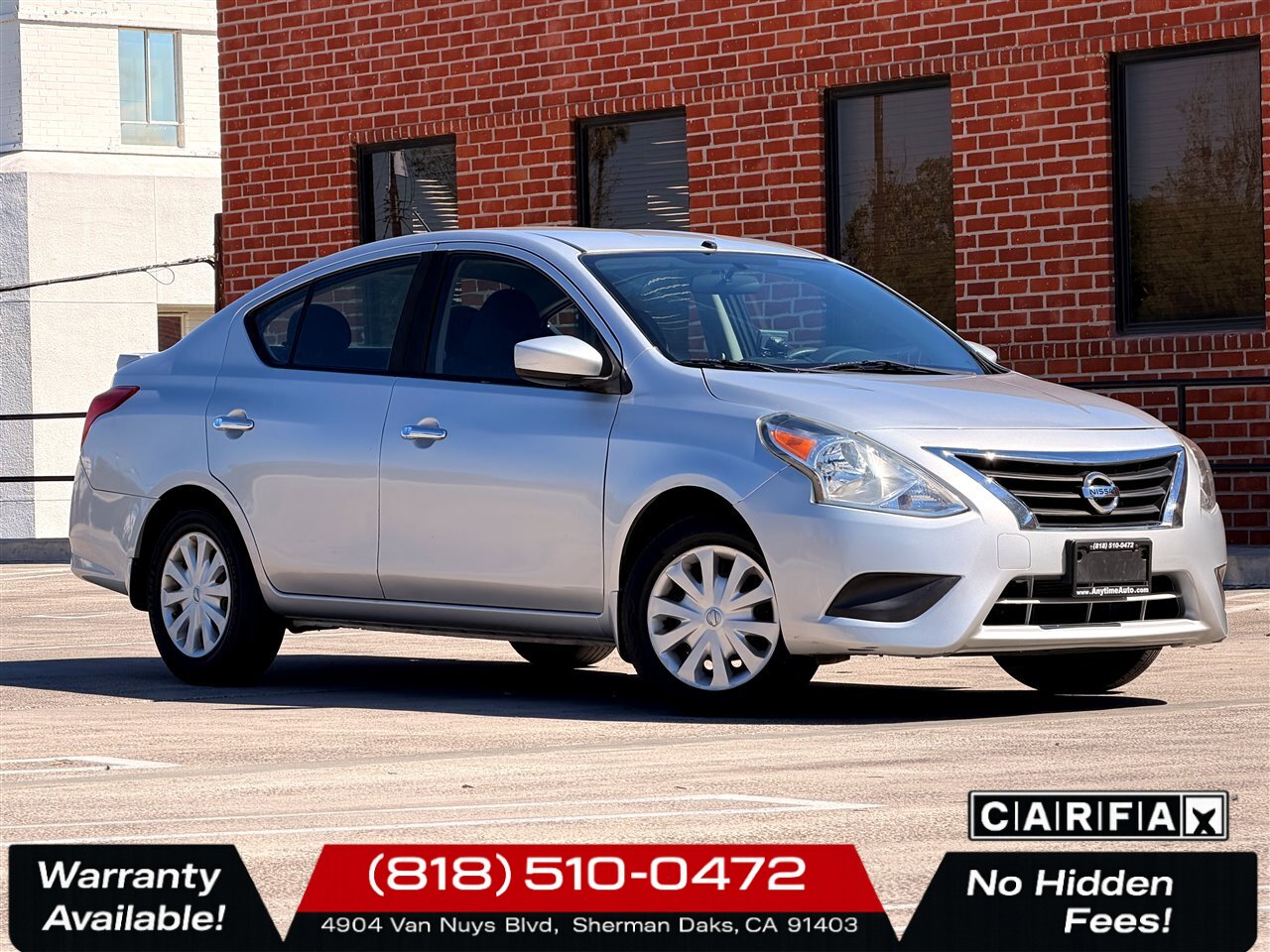 2018 Nissan Versa 1.6 SV   - Photo 1 - Sherman Oaks, CA 91403-1701