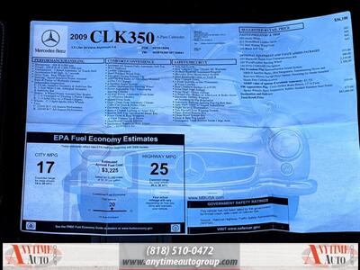2009 Mercedes-Benz CLK CLK 350 Base   - Photo 24 - Sherman Oaks, CA 91403-1701
