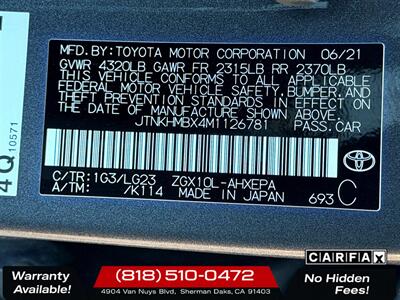 2021 Toyota C-HR Limited   - Photo 29 - Sherman Oaks, CA 91403-1701