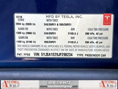 2018 Tesla Model S 100D   - Photo 31 - Sherman Oaks, CA 91403-1701