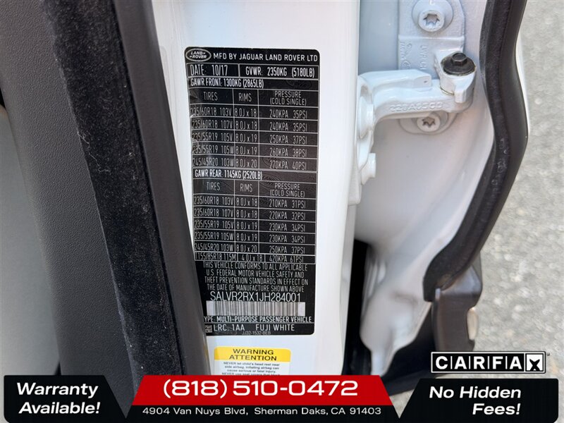 2018 Land Rover Range Rover Evoque HSE - Photo 35 - Sherman Oaks, CA 91403-1701