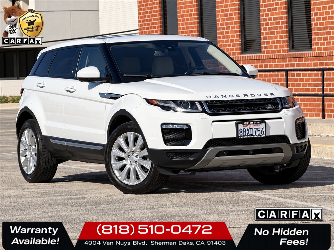 2018 Land Rover Range Rover Evoque HSE   - Photo 1 - Sherman Oaks, CA 91403-1701