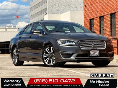 2017 Lincoln MKZ Hybrid Reserve Sedan