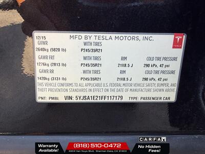 2015 Tesla Model S 85D - Photo 15 - Sherman Oaks, CA 91403-1701
