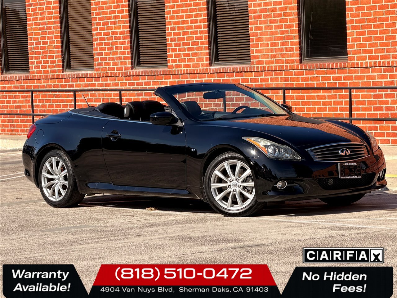 2014 INFINITI Q60 Convertible   - Photo 1 - Sherman Oaks, CA 91403-1701