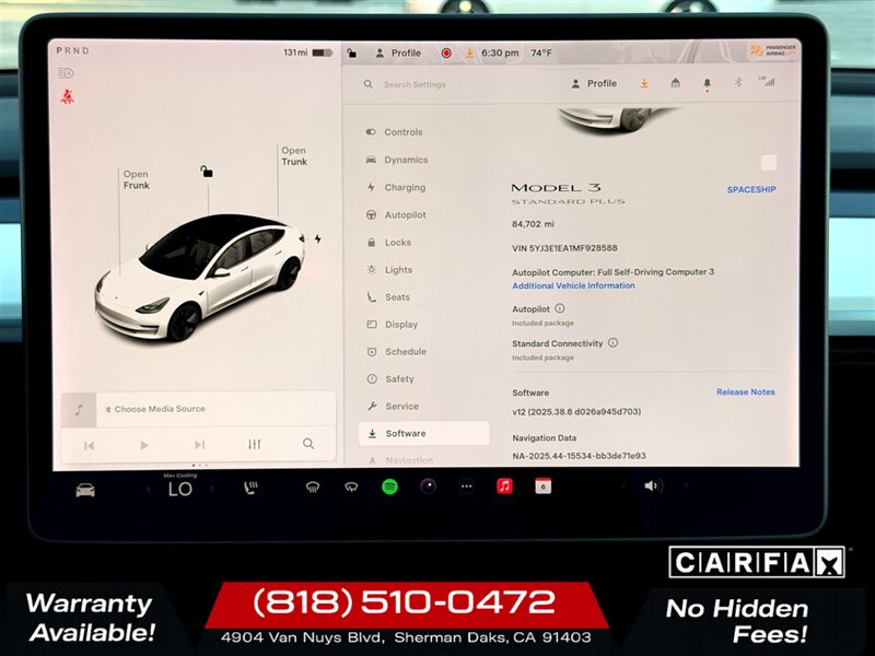 2021 Tesla Model 3 Standard Range Plus   - Photo 19 - Sherman Oaks, CA 91403-1701