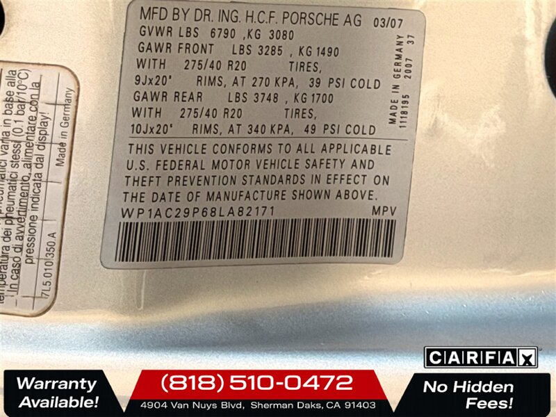 2008 Porsche Cayenne Turbo   - Photo 29 - Sherman Oaks, CA 91403-1701