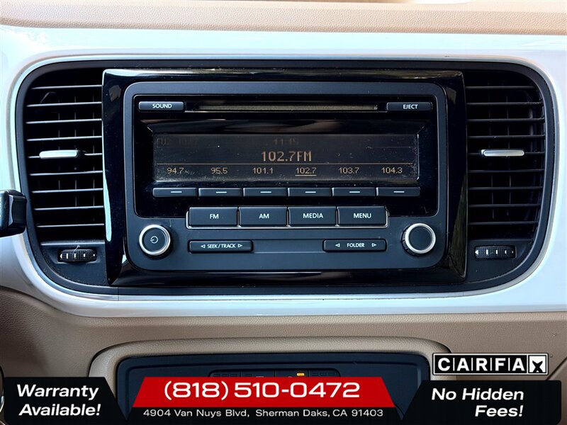 2013 Volkswagen Beetle Convertible 2.5L PZEV - Photo 18 - Sherman Oaks, CA 91403-1701