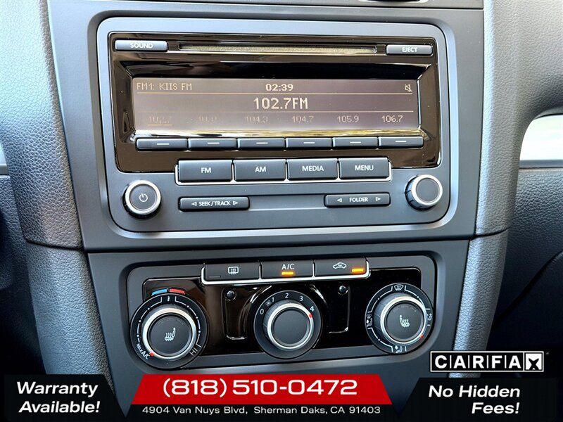 2013 Volkswagen Golf 2.5L PZEV - Photo 11 - Sherman Oaks, CA 91403-1701