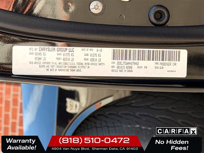 2010 Dodge Challenger SRT8   - Photo 23 - Sherman Oaks, CA 91403-1701