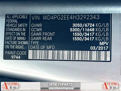 2017 Mercedes-Benz Metris Passenger   - Photo 23 - Sherman Oaks, CA 91403-1701