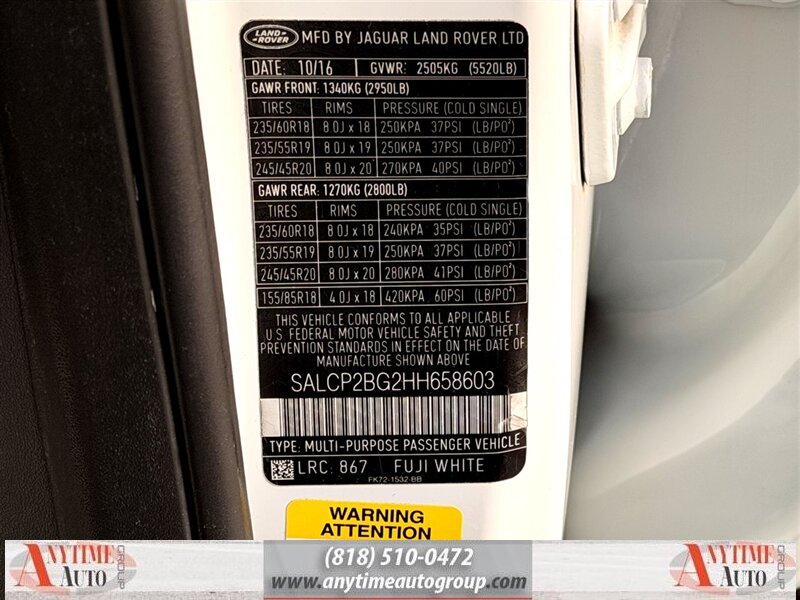 2017 Land Rover Discovery Sport SE - Photo 27 - Sherman Oaks, CA 91403-1701