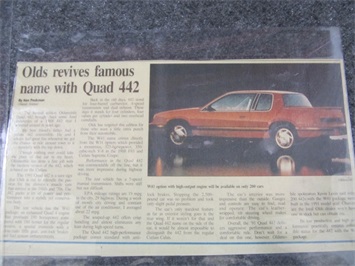 1991 Oldsmobile Cutlass Quad 442 W41   - Photo 21 - Fort Wayne, IN 46804