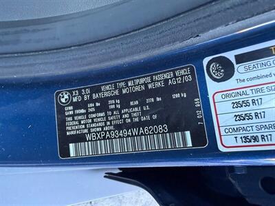 2004 BMW X3 3.0i   - Photo 54 - Los Angeles, CA 91306