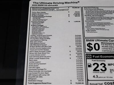 2022 BMW X5 xDrive40i M Sport - Photo 61 - Jacksonville, FL 32211