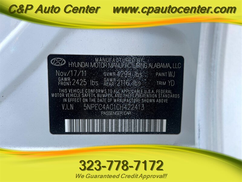 2012 Hyundai SONATA Limited - Photo 16 - Los Angeles, CA 90044