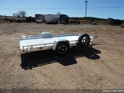 2024 Aluma 12 Ft Flatbed Trailer 7212HSLR   - Photo 5 - Edgewood, NM 87015