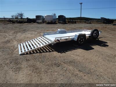 2024 Aluma 12 Ft Flatbed Trailer 7212HSLR   - Photo 1 - Edgewood, NM 87015