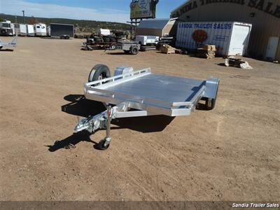 2024 Aluma 12 Ft Flatbed Trailer 7212HSLR   - Photo 3 - Edgewood, NM 87015