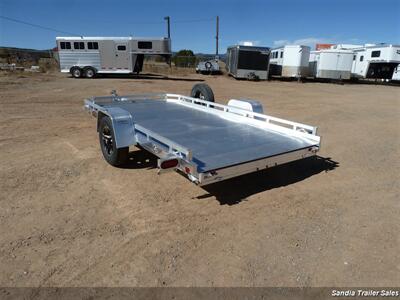 2024 Aluma 12 Ft Flatbed Trailer 7212HSLR   - Photo 4 - Edgewood, NM 87015