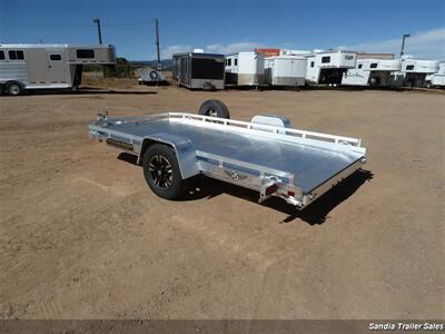 2024 Aluma 12 Ft Flatbed Trailer 7212HSLR   - Photo 6 - Edgewood, NM 87015