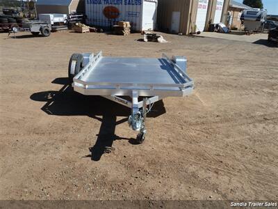 2024 Aluma 12 Ft Flatbed Trailer 7212HSLR   - Photo 2 - Edgewood, NM 87015