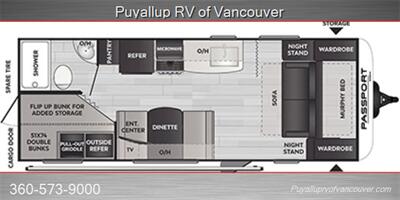 2024 KEYSTONE RV PASSPORT 2401BHWE   - Photo 5 - Vancouver, WA 98682-4901