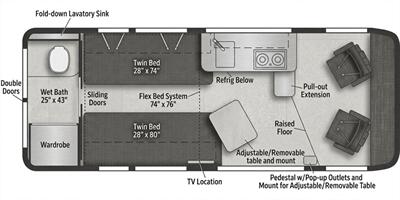 2022 Winnebago TRAVATO 59K   - Photo 4 - Puyallup, WA 98373