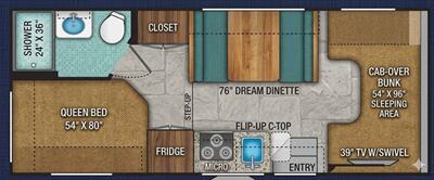 2021 Thor Fourwinds 22E   - Photo 3 - Puyallup, WA 98373