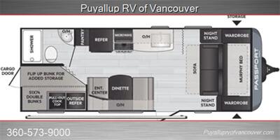 2022 KEYSTONE RV PASSPORT 219BHWE SL SERIES   - Photo 13 - Vancouver, WA 98682-4901