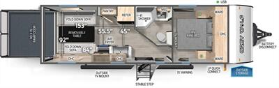 2025 Forest River Cherokee Greywolf Black Label 22RRBL   - Photo 16 - Puyallup, WA 98373