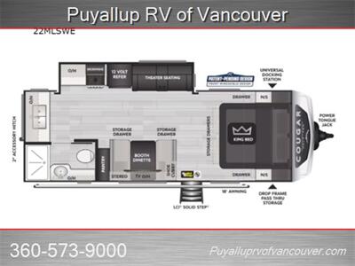 2025 KEYSTONE RV COUGAR HALF TON 22MLSWE   - Photo 5 - Vancouver, WA 98682-4901